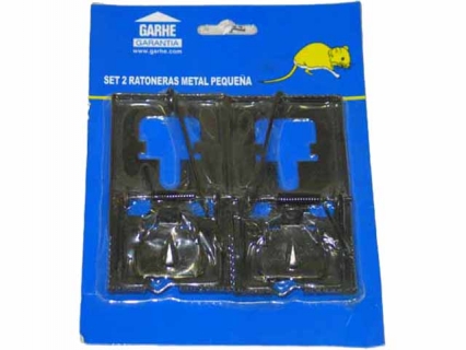 2/PCS METALIC MIDDLE SIZE MOUSE TRAPS