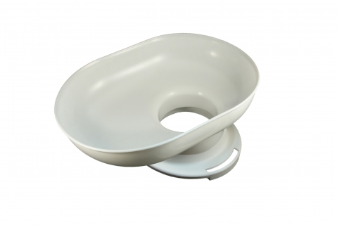 SET OF PLASTIC HOPPER AND ADAPTOR