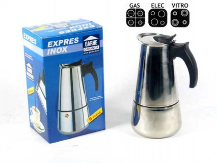 6 CUPS 18/10 S/STEEL COFFEE MAKER 