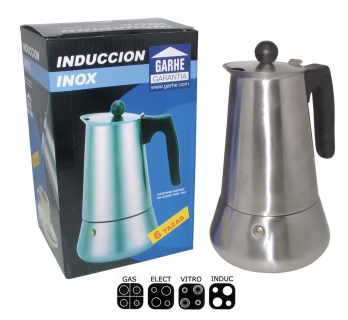 4 CUPS S/S INDUCTION COFFEE MAKER