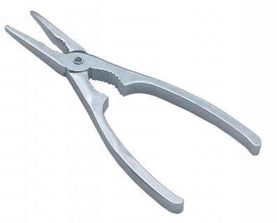 S/S SEA FOOD TONG ZAMAC 17CM