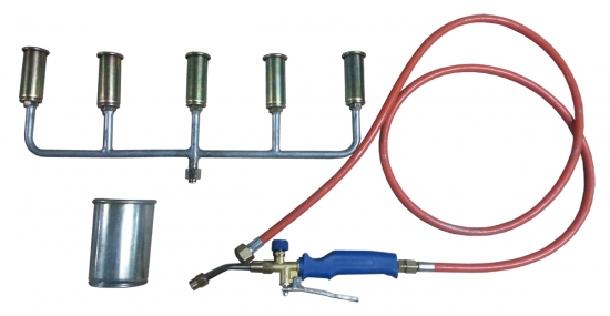 MULTI-NOZZLE TORCH 5X30MM + 1,6 MM.